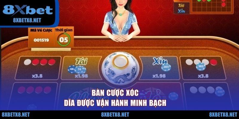 Bàn cược Xóc Dĩa được vận hành minh bạch Bàn cược Xóc Dĩa được vận hành minh bạch